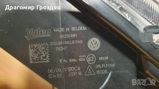 Оригинална дясна DRL (дневна светлина) за VW Polo (2G0) / Фолксваген Поло (2017-2020), снимка 5 - Части - 50436229