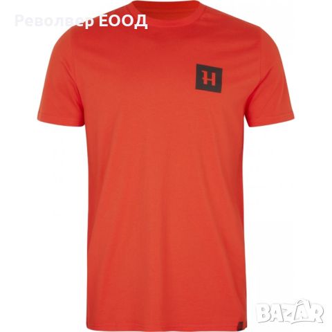 Мъжка тениска Harkila - Frej, в Оранжев цвят, снимка 1 - Екипировка - 45337641