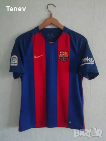 Барселона Меси оригинална футболна тениска фланелка Nike Messi Barcelona размер М 2016/2017 , снимка 2 - Тениски - 49404876