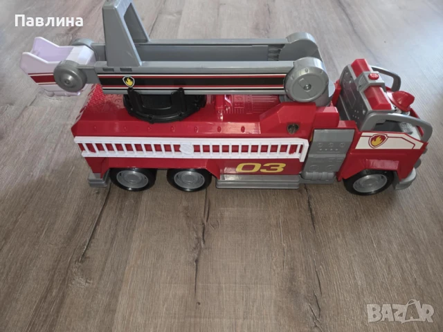 Paw Patrol The Movie Трансформиращ камион Marshall Firetruck, снимка 7 - Коли, камиони, мотори, писти - 51178228