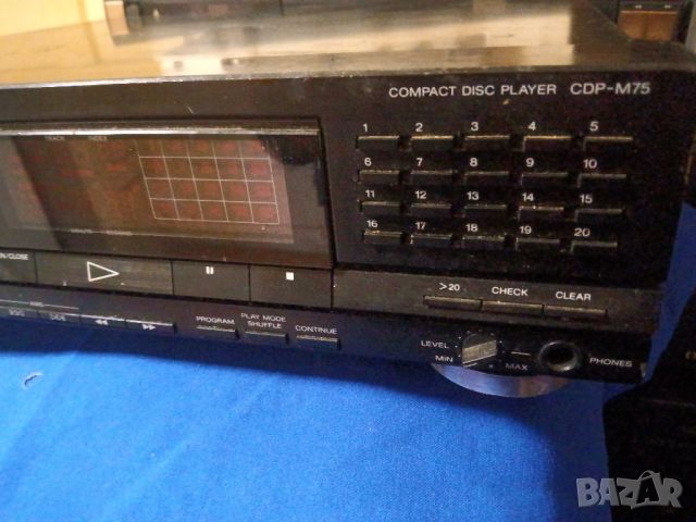 Sony CDP-M75 компактдиск плейър, снимка 2 - Аудиосистеми - 45700350