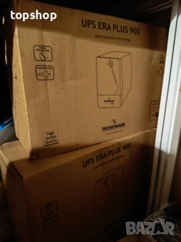 НОВ, ЗАПЕЧАТАН, НЕРАЗОПАКОВАН Tecnoware UPS ERA PLUS 900 УПС Непрекъсваемо захранване - 4 IEC изхода, снимка 5 - UPS захранвания - 50619088