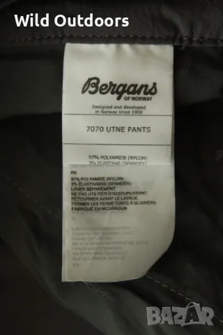 BERGANS Utne pants - мъжки стреч туристически панталон, размер L, снимка 5 - Спортни дрехи, екипи - 49441219