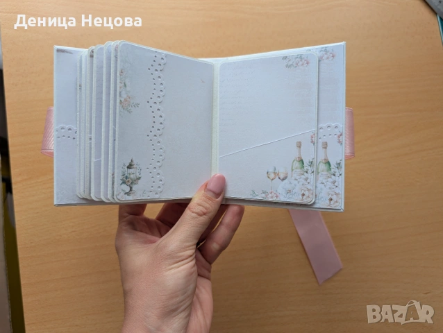 Мини албум за моментни снимки за моминско парти, подарък за булка, снимка 6 - Подаръци за сватба - 53474973