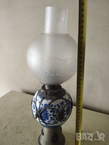 Стара газова лампа, снимка 4 - Други ценни предмети - 45712118