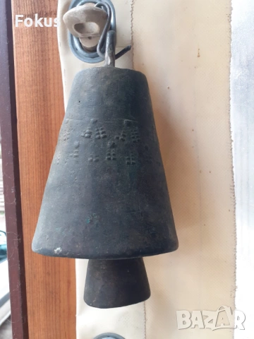 Стар голям автентичен неврокопски чан хлопка звънец, снимка 2 - Антикварни и старинни предмети - 54012789