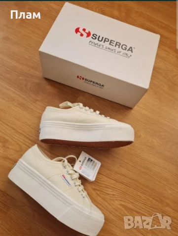 Superga кецове с дебела подметка