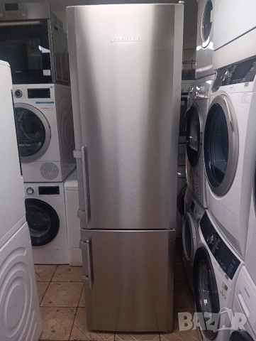 Иноксов комбиниран хладилник с фризер Liebherr A+++ Made in Germany 2 години Гаранция!