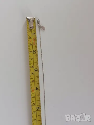 Сребърно колие с естествена перла, снимка 6 - Колиета, медальони, синджири - 50393364