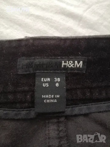 H&M дамска пола имитация на велур р-р M (EU 38), снимка 13 - Поли - 47085972