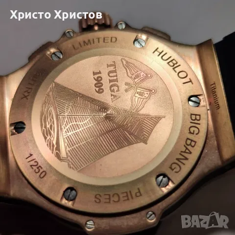 Дамски луксозен часовник HUBLOT BIG BANG Limited Edition 250 pieces 🧩 301 RX Tuiga 1909, снимка 5 - Дамски - 47098850