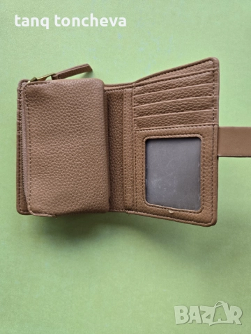Портмоне в цвят капучино, снимка 5 - Портфейли, портмонета - 51468085