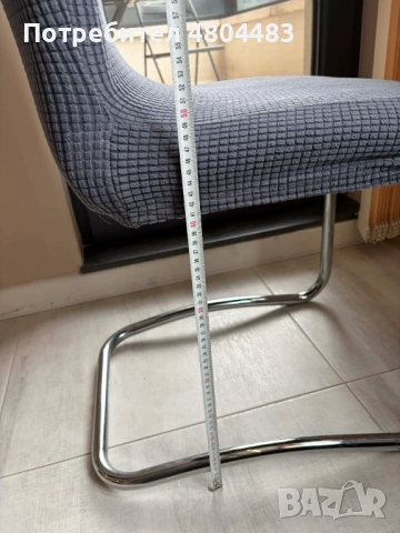 Комплект 4 стола + калъфи, снимка 4 - Столове - 54274773