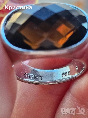 Марков сребърен комплект с Опушен кварц, снимка 8 - Колиета, медальони, синджири - 53906075