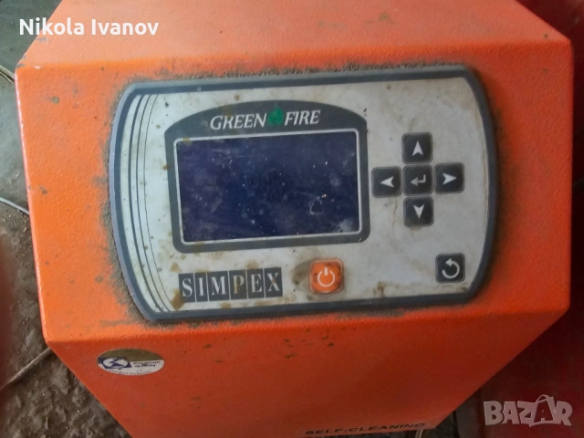 Пелетна горелка + котел + бункер | дървесни пелети | Self Cleaning | 40 kW | Simpex BG