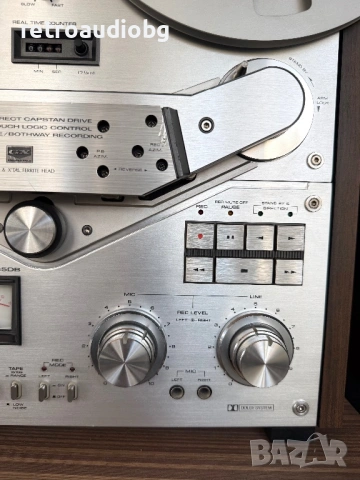 🔈ТОП колекционерски ролков магнетофон AKAI GX-635 DB + набове + ролки + оригинален капак🔈, снимка 4 - Декове - 53829521