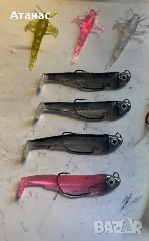 Силиконови примамки Blood Minnow, снимка 3 - Такъми - 40511915