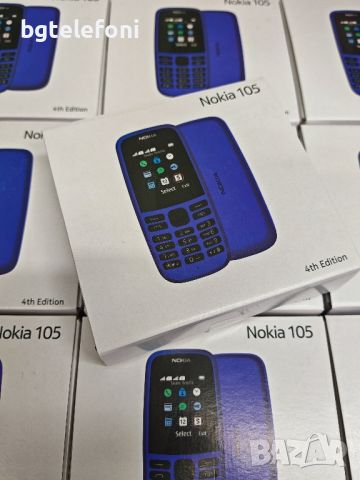 Nokia 105 2019 4th generation,запечатани,черни с БГ меню, снимка 1 - Nokia - 46380104