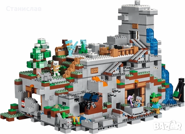 LEGO Minecraft 21137 The Mountain Cave, снимка 2 - Конструктори - 50085141