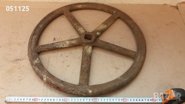 старо огромно колело, чигун , снимка 11 - Антикварни и старинни предмети - 50588697