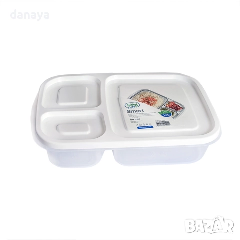 1617 Кутия за храна с 3 отделения BPA FREE, снимка 5 - Кутии за храна - 52857628