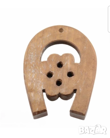 Амулет Старинна подкова с детелина за да донесе щастие и късмет в домът ви., снимка 2 - Декорация за дома - 51500726