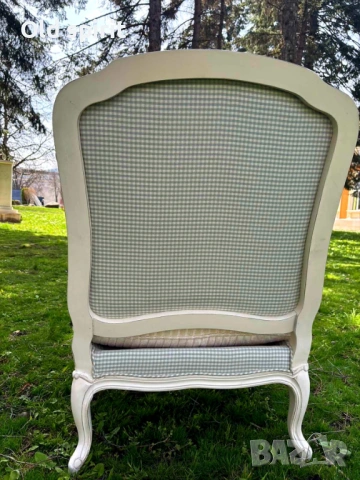 Елегантно и комфортно кресло в провансалски стил, снимка 8 - Антикварни и старинни предмети - 54195642