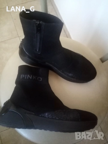 pinko дамски боти тип чорап , снимка 2 - Маратонки - 53666336