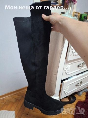 Ботуши чизми велур Jenni Fairy ,37 r.от 90лв, снимка 3 - Дамски ботуши - 52255224