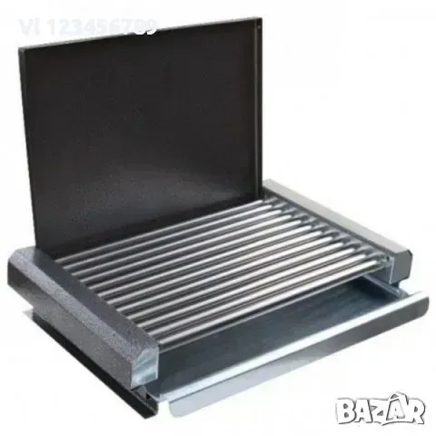 Електрическа скара Крис 2400W, без капак,неръждаеми тръби, снимка 1