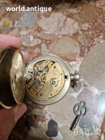 Прекрасен антикварен колекционерски османски джобен часовник , снимка 6 - Антикварни и старинни предмети - 53770738