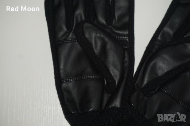 Чисто Нови Мъжки Ръкавици От Изкуствена Кожа и Плат Размер XL, снимка 5 - Ръкавици - 45423466