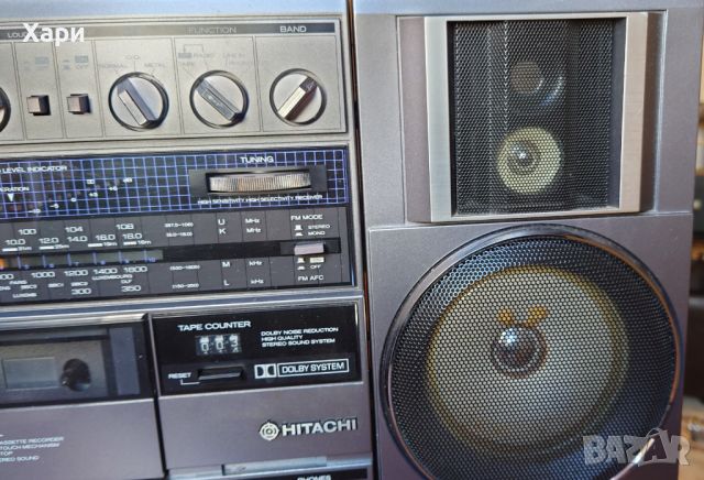 Радио касетофон /Ghettoblaster/Hitachi TRK-9100EZ, снимка 3 - Радиокасетофони, транзистори - 45991084