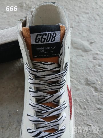 Кожени кецове Golden Goose, снимка 8 - Кецове - 51174441