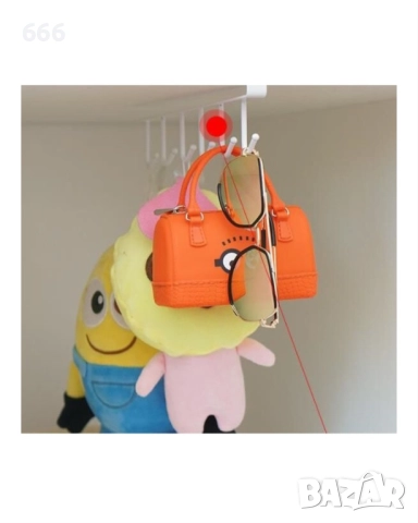 Метална поставка с кукички Tanie Kupowanie, За под шкаф, 27 см, снимка 6 - Декорация за дома - 52879498