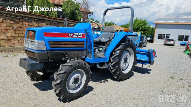 Японски трактор Iseki TK25F с фреза, 4х4, 25 к.с., АграБГ Джолев , снимка 1 - Селскостопанска техника - 45962571