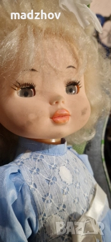 Автентична говореща кукла от СССР, модел "Наташа" (1988), напълно нова, в комплект оригинална плоча, снимка 11 - Колекции - 51444478