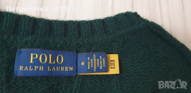 POLO Ralph Lauren Cable Wool / Cashmere Knit Womens Size M НОВО!  ОРИГИНАЛ! Дамски Пуловер, снимка 6 - Блузи с дълъг ръкав и пуловери - 52584616