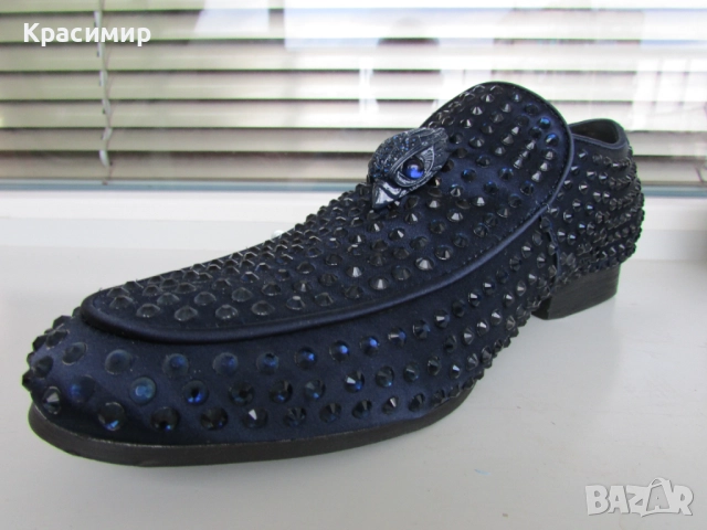 Мъжки обувки с камъни Kurt Geiger, снимка 10 - Официални обувки - 52530682