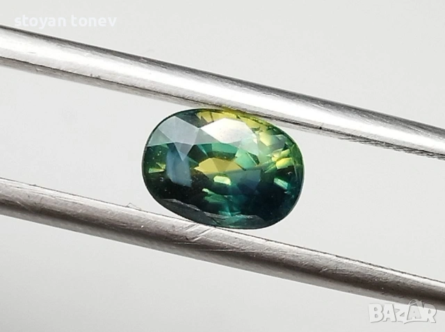 Рядък ненагряван многоцветен сапфир 1,41 карата! Сертификат!, снимка 11 - Други - 54197078