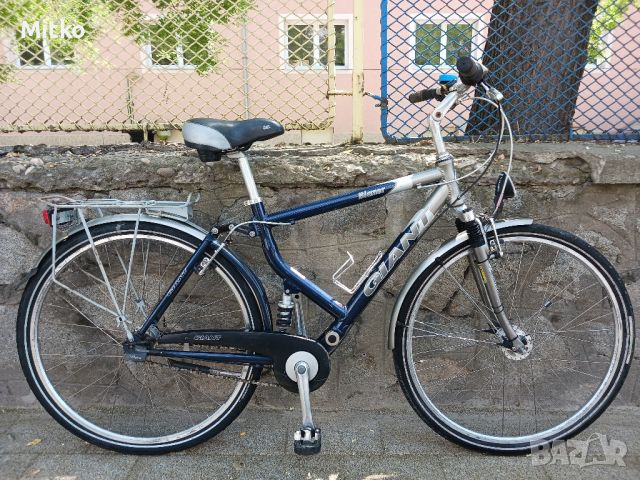 28цола алуминиев велосипед с 7скорости усилени капли амортисьори предни и заден в перфектно , снимка 1 - Велосипеди - 46446870