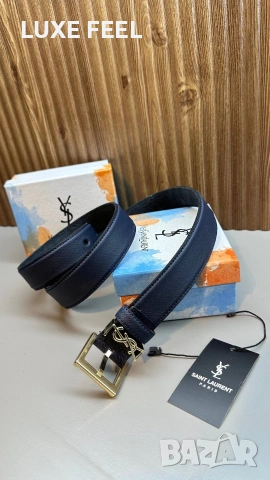 YVES SAINT LAURENT 💎 Естествена Кожа 💎, снимка 8 - Колани - 54111957