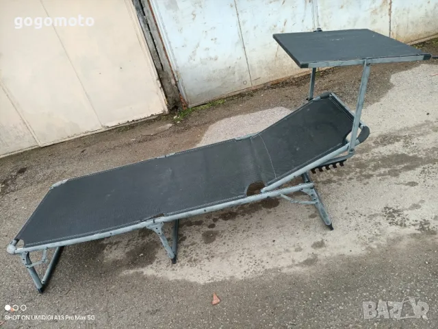 шезлонг алуминиев, сгъваемо алуминиево легло, туристическо сгъваемо легло , снимка 16 - Други стоки за дома - 49728493