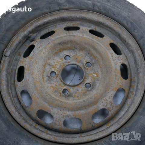 Стоманени джанти 5x114.3 с гуми R15 Nissan Almera Tino (V10) 2000-2006 ID: 157895, снимка 6 - Гуми и джанти - 53537426