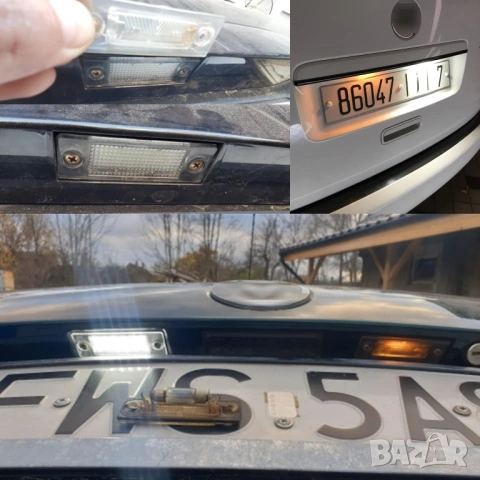 LED Плафони светлини за номер Jetta Skoda Caddy, Volkswagen, Golf Plus, Passat, Touran, Transporter, снимка 6 - Аксесоари и консумативи - 53093005