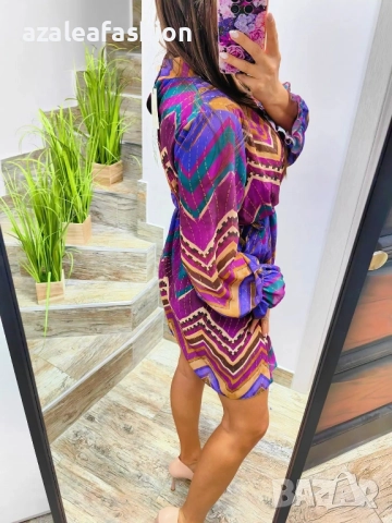 Стилна дамска рокля, снимка 3 - Рокли - 51778087