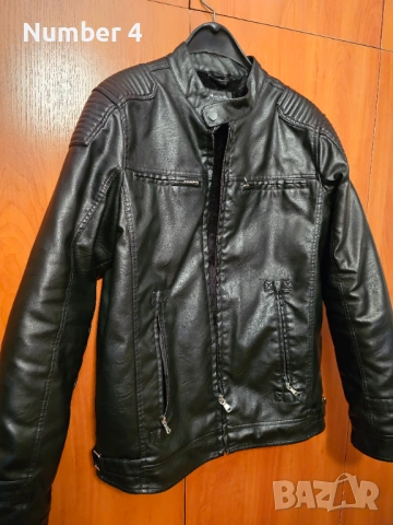 Мъжко кожено яке, снимка 4 - Якета - 53992707