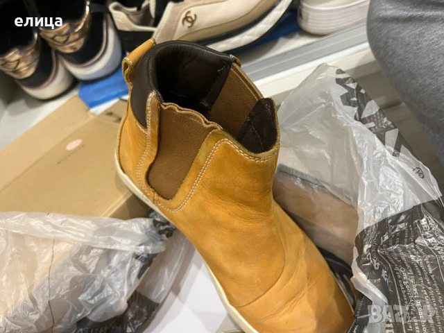 Тimberland боти - естествена кожа, снимка 4 - Дамски боти - 53138430