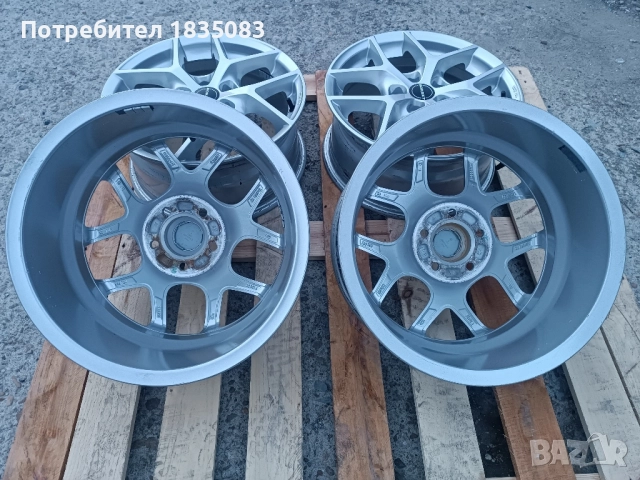 Лети джанти 16ки 5х108 Borbet, снимка 8 - Гуми и джанти - 52024618