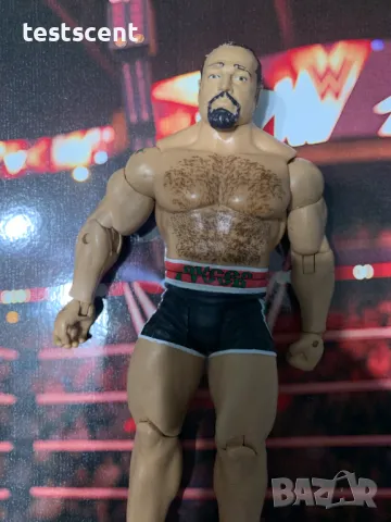 Екшън фигура WWE Rusev Miro Русев Миро red Мачка Mattel figure играчка, снимка 3 - Фигурки - 48450708